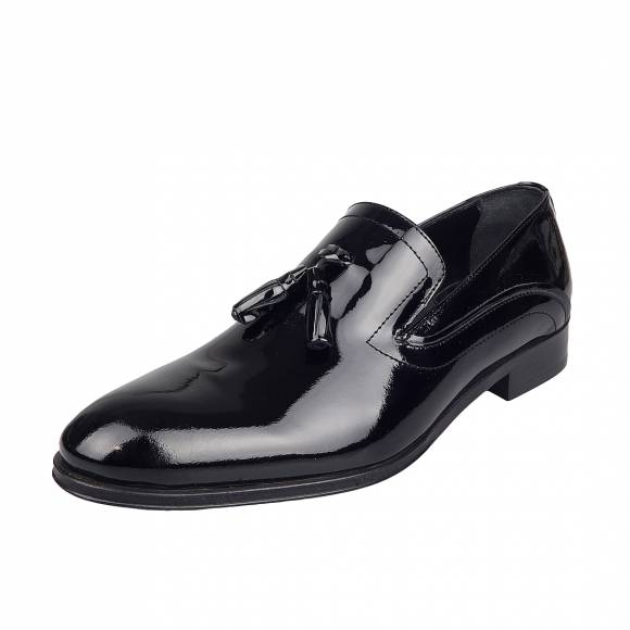 Ανδρικά κουστουμιού Boss Shoes Z5429 Black Loustrini