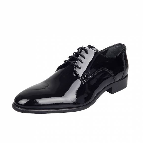 Ανδρικά κουστουμιού Boss Shoes Z7513 Black Loustrini