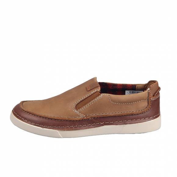 Ανδρικά Παπούτσια Casual Clarks Gereld Step 26169012 7 Tan Leather