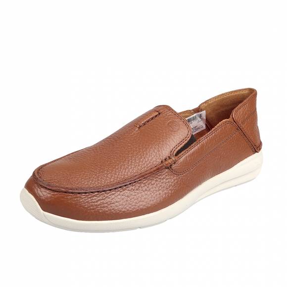 Ανδρικά Παπούτσια Clarks Gorwin Step 261719987 Tan Leather