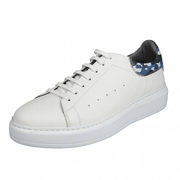 Ανδρικά Sneakers Damiani 3501 White Leather