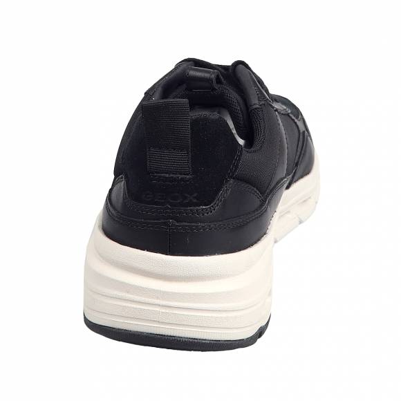 Ανδρικά Sneakers Geox U Hoverstream A U36Fqa 04311 C9999 Smo Lea Text Black