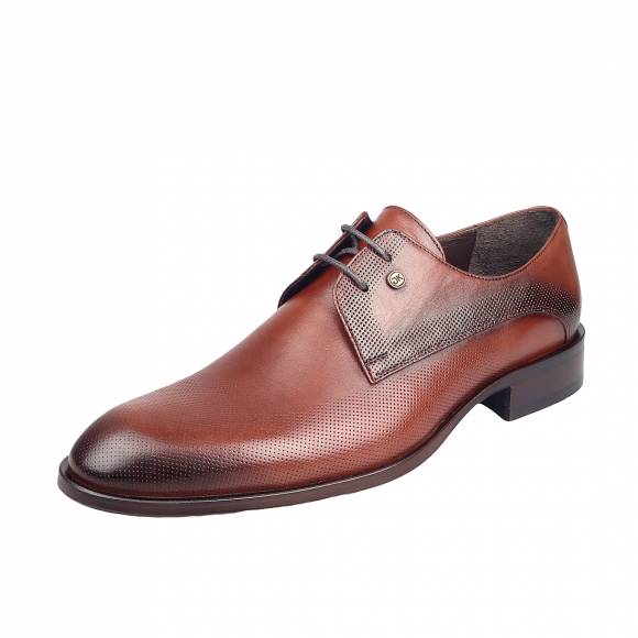 Ανδρικά Παπούτσια Κουστουμιού Gk Uomo 15618 22z Cognac