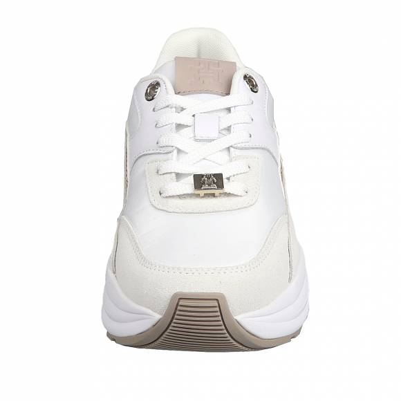 Γυναικεία Sneakers Tommy Hilfiger Fw0fw07703 Ybs White Chunky Feminine Runner Hardware
