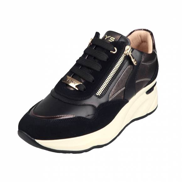 Γυναικεία Sneakers Keys k8400 Black Bronzo Taupe 7856