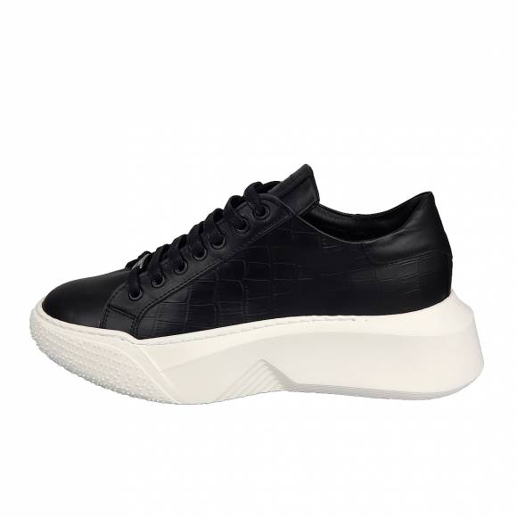 Ανδρικά Sneakers Northway 946 Black Leather