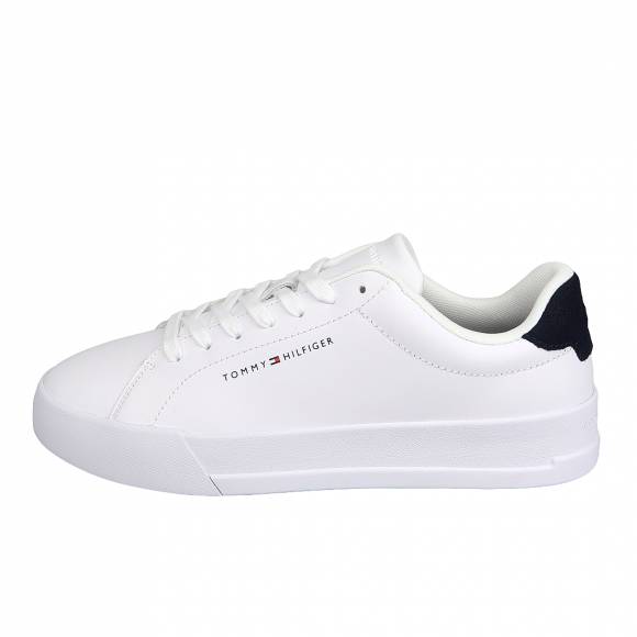 Ανδρικά Sneakers Tommy Hilfiger Fm0fm04971 0LE White Desert Sky TH Court Leather