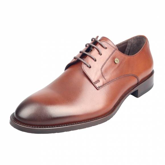 Ανδρικά Παπούτσια Κουστουμιού Gk Uomo 11006-2 22 Cognac