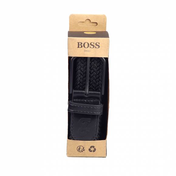 Ανδρικές Ζώνες Boss Shoes B B Woven Black
