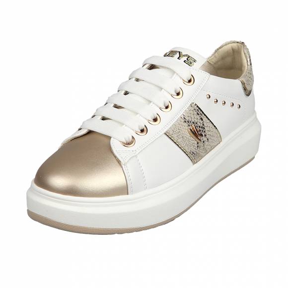 Γυναικεία Sneakers Keys k7606 White Gold 7212