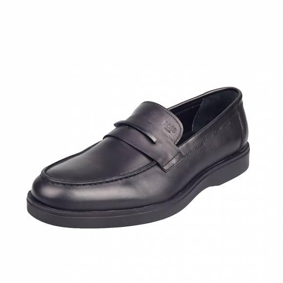 Ανδρικά Παπούτσια Loafers Boss Shoes X7158 Blk Diamond
