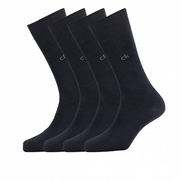 Ανδρικές Κάλτσες Calvin Klein 100001876 004 Navy 2 pairs