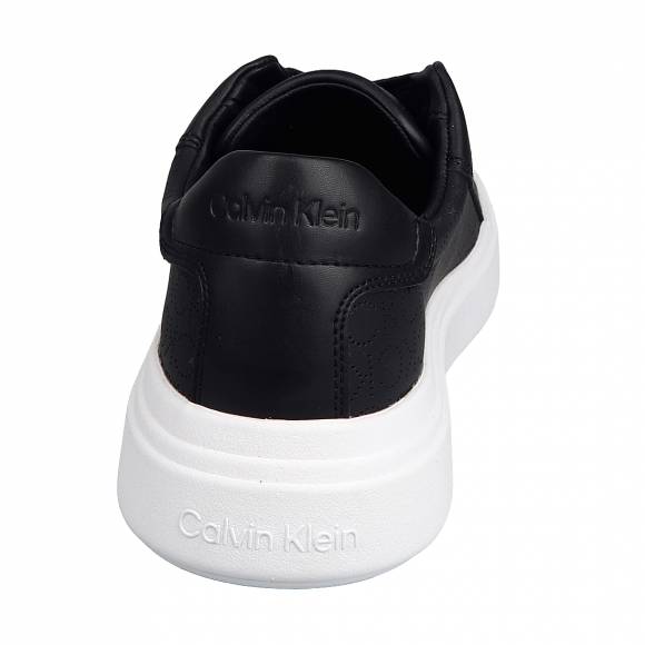 Ανδρικά Sneakers Calvin Klein Hm0hm01429 0gm Black Mono Perf Low Top Lace Up Lth Perf Mono