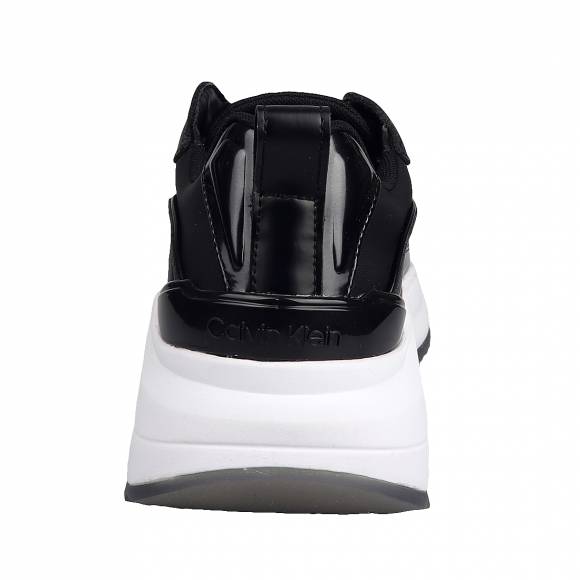 Γυναικεία Sneakers Calvin Klein Hw0hw01552 Beh Ck Black Chunky Internal Wedge Laceup