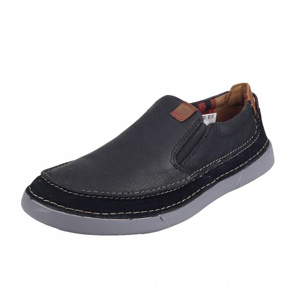 Ανδρικά Παπούτσια Casual Clarks Gereld Step 26169010 7 Black Leather