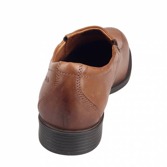 Ανδρικά Παπούτσια Casual Clarks Whiddon Step 26152917 7 Dark Tan Leather