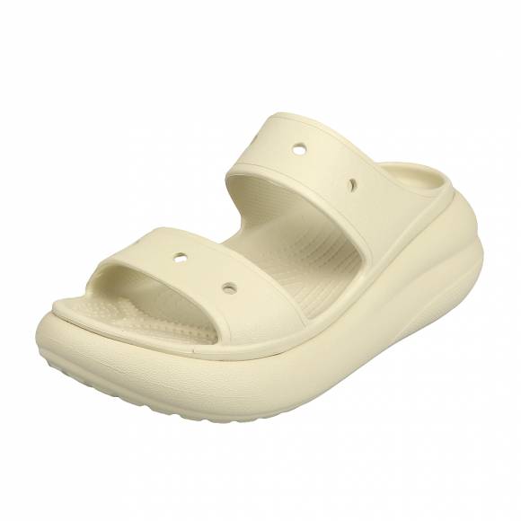 Γυναικεία Flatforms Crocs Classic 207670 2y2 bone os Crush Sandal