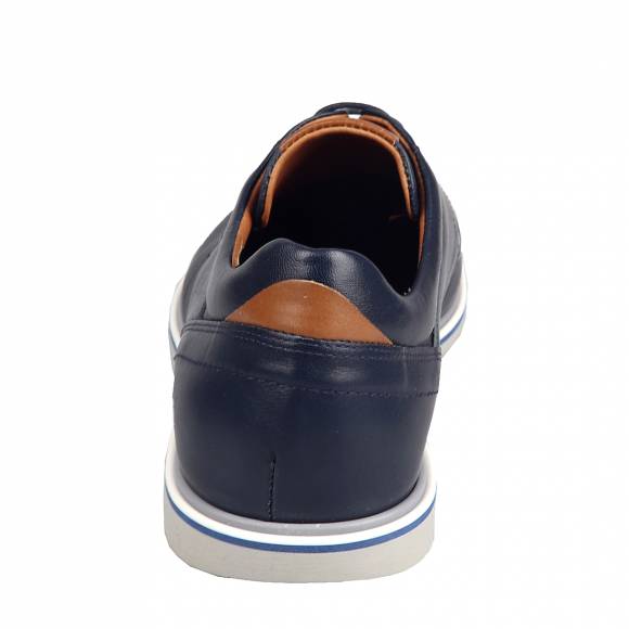 Ανδρικά Παπούτσια Casual Damiani 2901 Blue Leather
