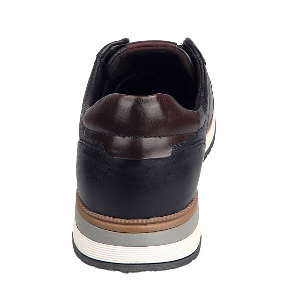 Ανδρικά Sneakers Democrata 203201 001 Preto Carvalino Black Leather
