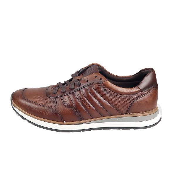 Ανδρικά Sneakers Democrata 203201 003 Conhaque Carvalino Brown Leather