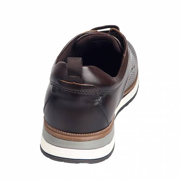 Ανδρικά Παπούτσια Casual Democrata 203203 001 Petroleo Tabaco Leather