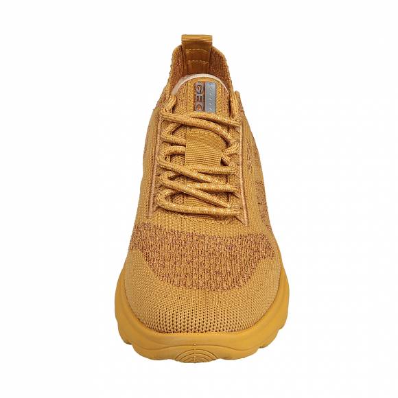 Γυναικεία Sneakers Geox D Spherica D15nua 09t22 C2002 Mustard Knitted Text