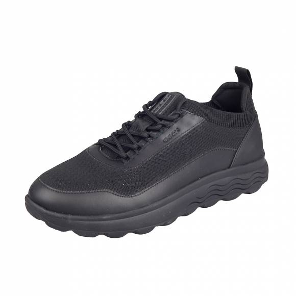 Ανδρικά Sneakers Geox Spherica U35Bya 0006k C9999 Knitted Text Black