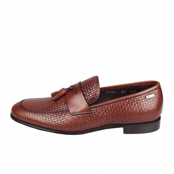 Ανδρικά Παπούτσια Κουστουμιού Gk Uomo AG3522 14161 D 22 Cognac