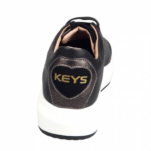 Γυναικεία Sneakers Keys k8303 Black Gold 7808