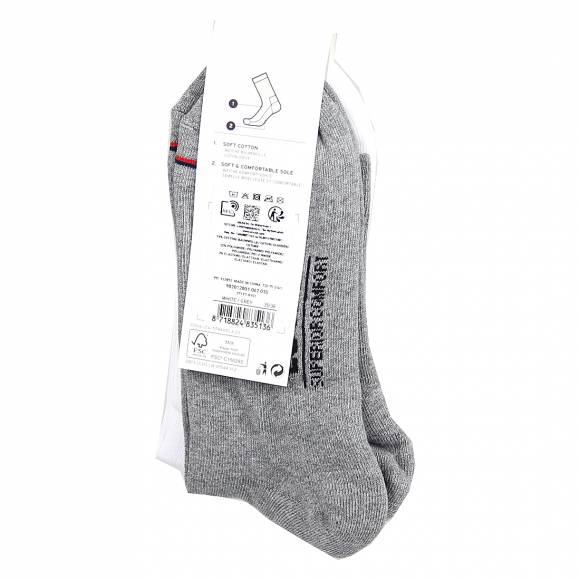 Ανδρικές Κάλτσες Levis 902012001 062 White Grey 2 pairs