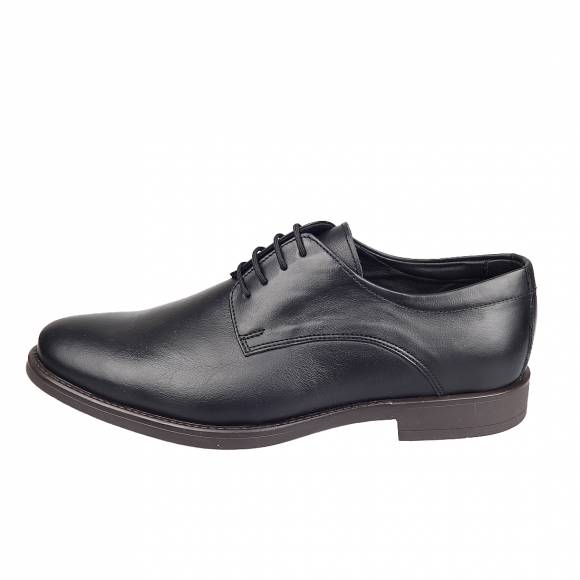 Ανδρικά Παπούτσια Casual Northway 429 Black Leather