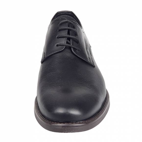 Ανδρικά Παπούτσια Casual Northway 429 Black Leather