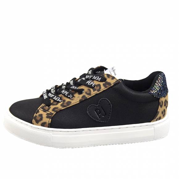 Παιδικά Sneakers Pepe Jeans Pgs30455 999 Adams Cmbi Leopard Black