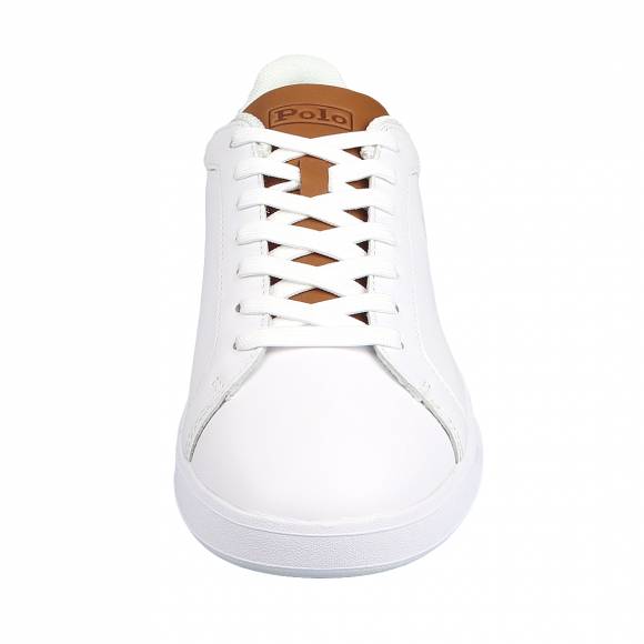 Ανδρικά Sneakers Polo Ralph Lauren Hrt Crt ll Sk Ath White Tan 809877598001