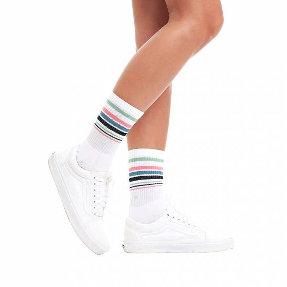 Γυναικείες Αθλητικές Κάλτσες Ριγέ Walk 3Sixty S502-2W Λευκο