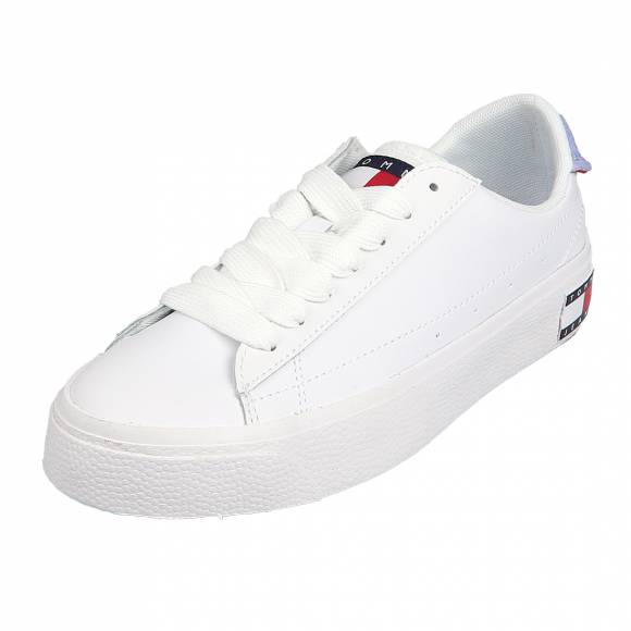 Γυναικεία Sneakers Tommy Hilfiger En0En02030 0K4 White Vulcanized Leather