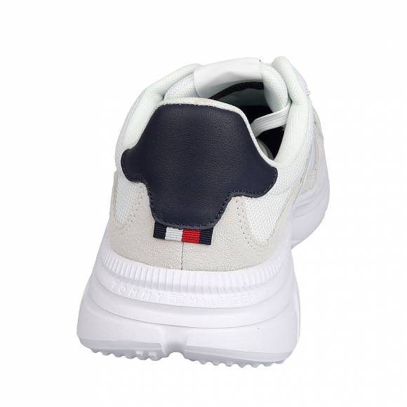 Ανδρικά Sneakers Tommy Hilfiger Fm0fm04937 Ybs White Modern Runner Mix