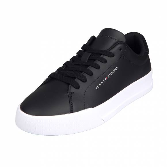 Ανδρικά Sneakers Tommy Hilfiger Fm0fm04971 Bds Black TH Court Leather