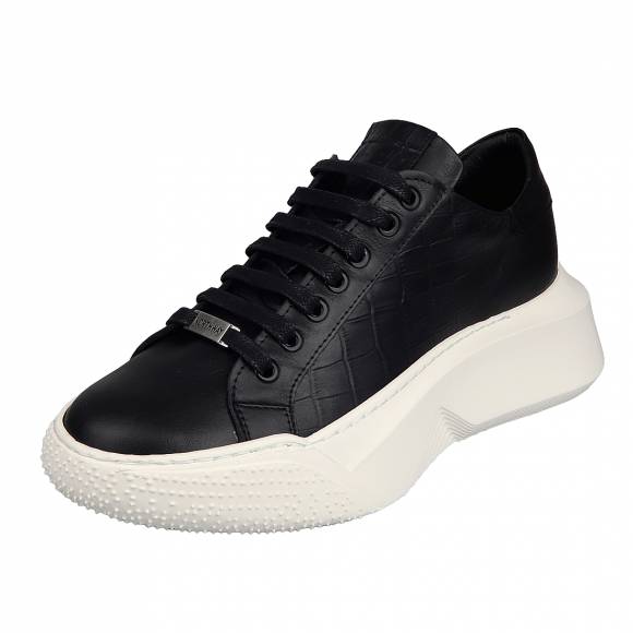 Ανδρικά Sneakers Northway 946 Black Leather