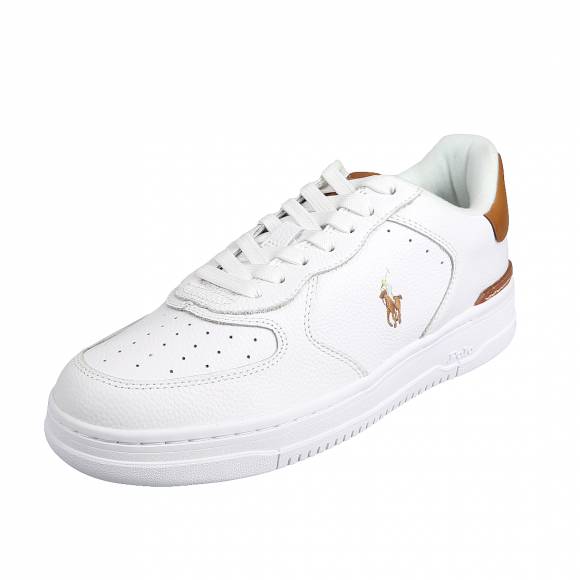 Ανδρικά Sneakers Polo Ralph Lauren Masters Crt Sk Ltl White Tan 809923071002