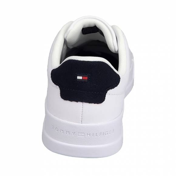 Ανδρικά Sneakers Tommy Hilfiger Fm0fm04971 0LE White Desert Sky TH Court Leather