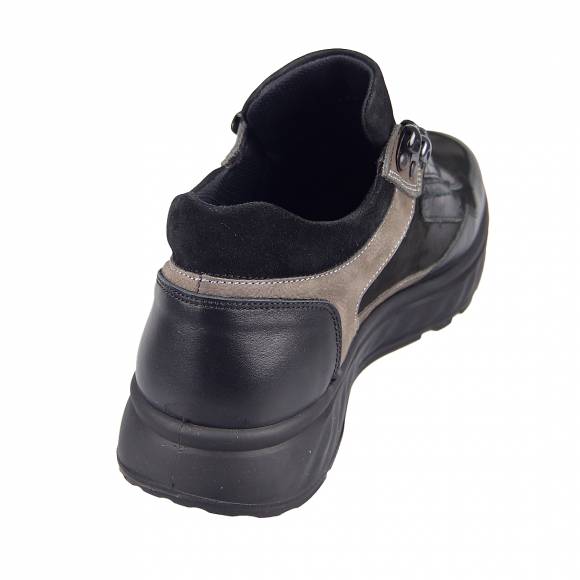 Ανδρικά Παπούτσια Casual Boxer 19137 Black Leather
