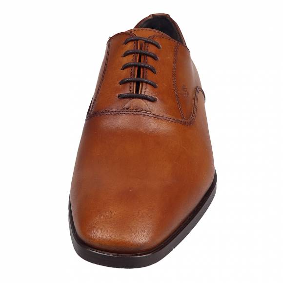 Ανδρικά κουστουμιού Boss Shoes V7167 Cognac Aqua