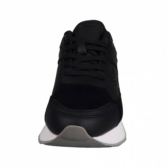 Γυναικεία Sneakers Tommy Hilfiger Fw0fw07452 Bds Black Elevated Embossed Runner