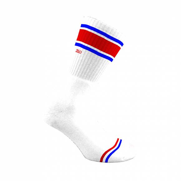 Γυναικείες Αθλητικές Κάλτσες Ριγέ Walk 3Sixty S502-1W Λευκο