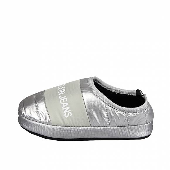 Γυναικείες Παντόφλες Calvin Klein Yw0yw00479 Oin Silver Home Shoes Slipper